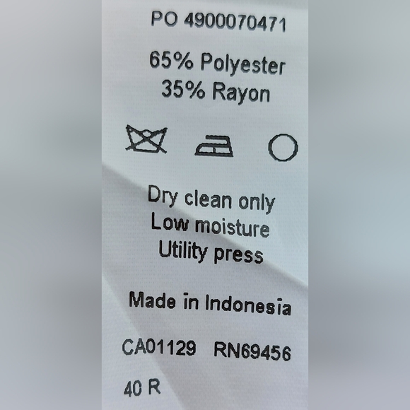 Lauren Ralph Lauren Suit Jacket Mens 40R Houndstooth Brown Blue 2 Button Front - Picture 3 of 9